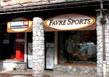 Enseigne publicitaire magasin Favre Sport