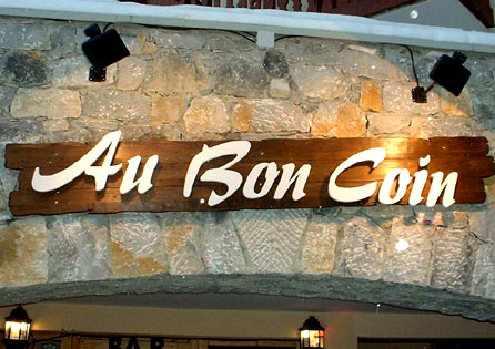 Cration enseigne luminieuse Restaurant au Bon Coin